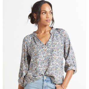 Evereve  Roan + Ryan Alice Raglan Blouse in Multicolor Size M NWOT $88